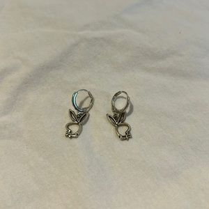 Playboy huggie earrings